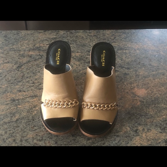 Coach open toed heels - Picture 2 of 4